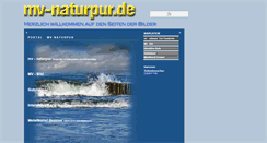 Desktop Screenshot of mv-naturpur.de